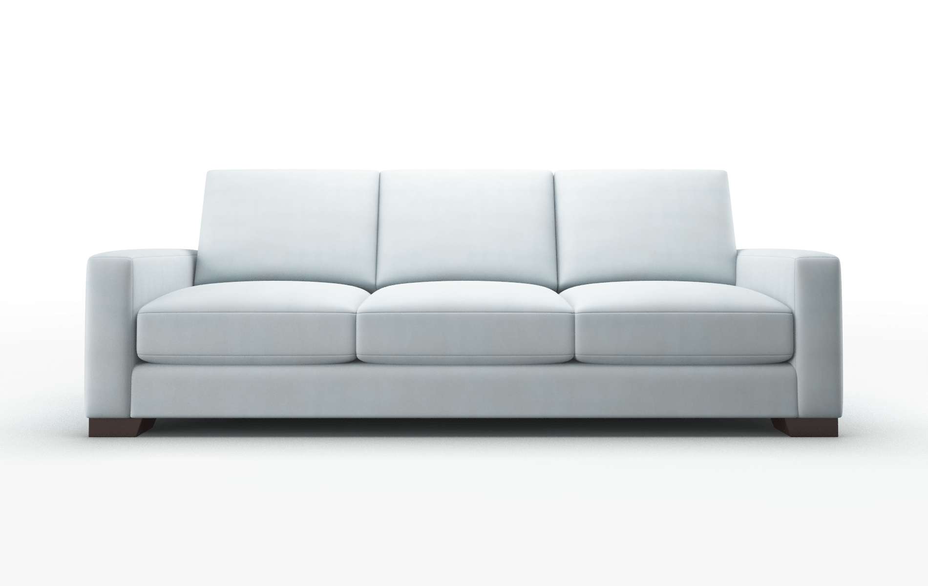 London Hathaway Aqua Sofa espresso legs 1