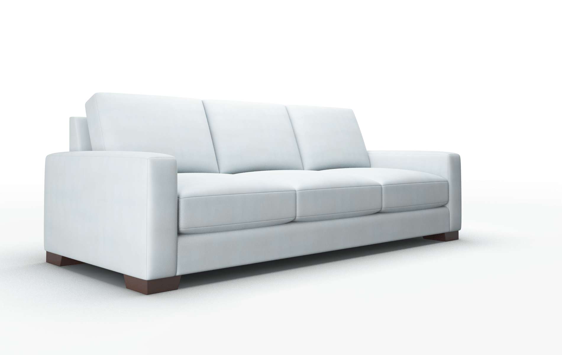 London Hathaway Aqua Sofa espresso legs 2