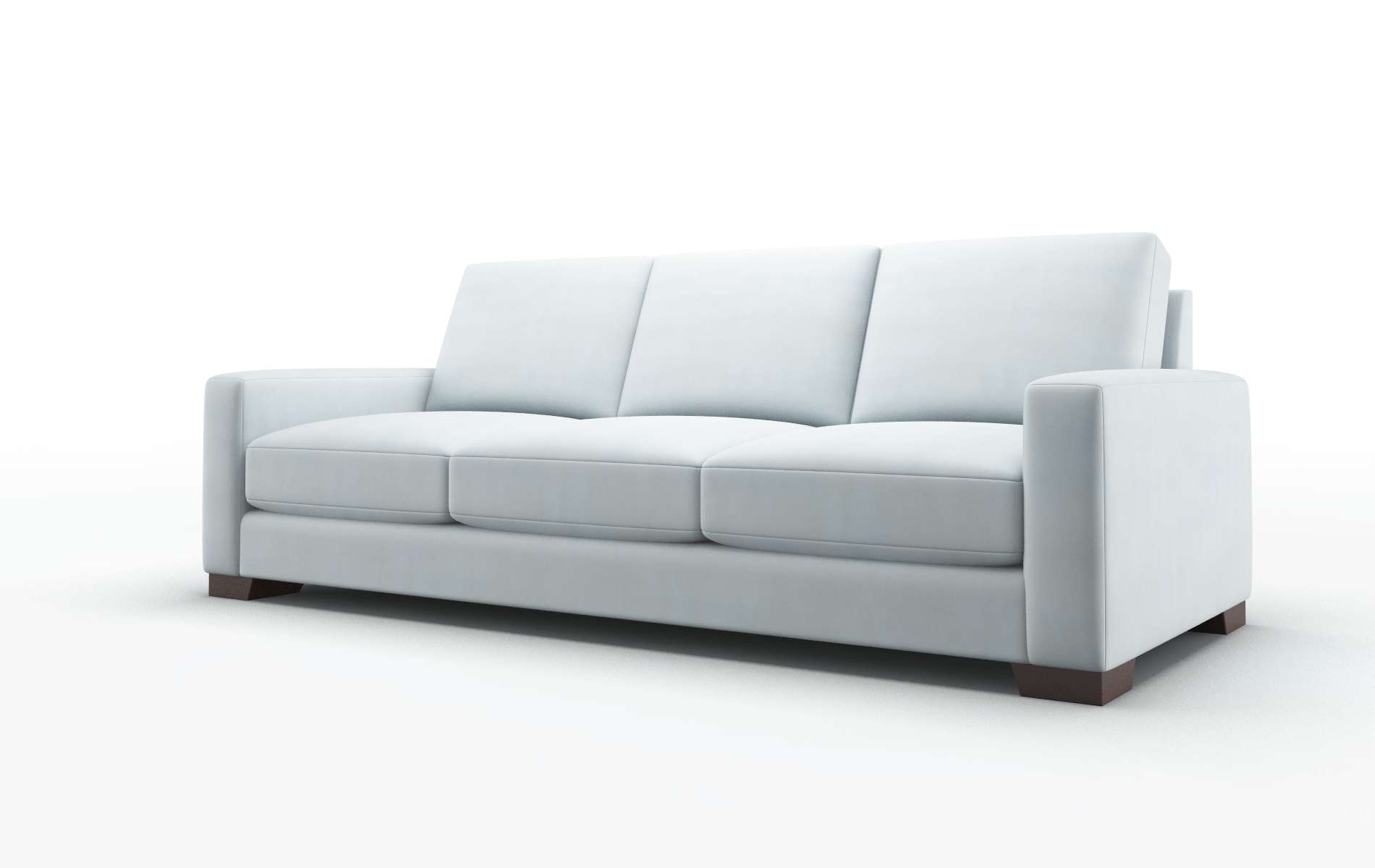London Hathaway Aqua Sofa espresso legs 4