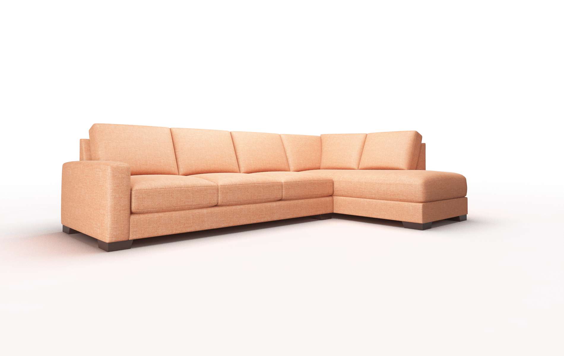 London Hepburn Appricot Panel espresso legs 2
