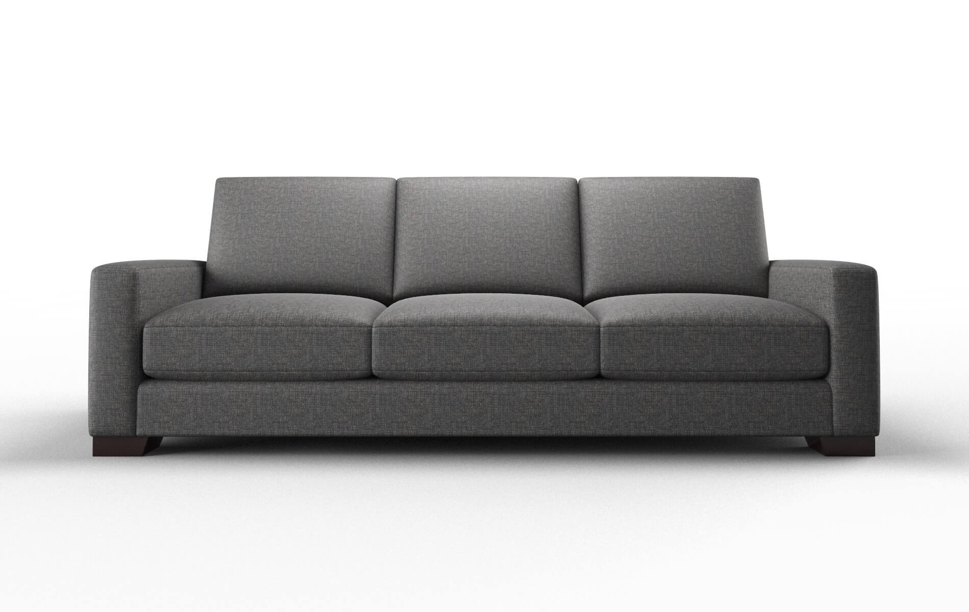 London Insight charcoal Sofa Espresso Legs  1