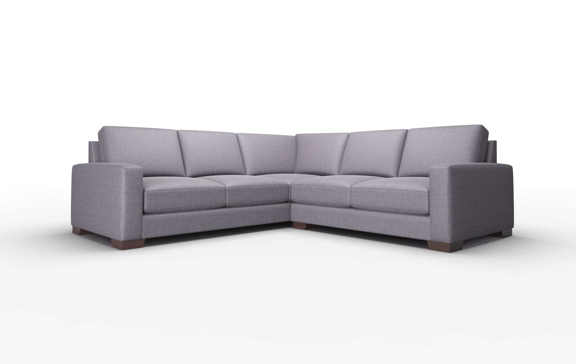 London Keylargo Grape Sectional espresso legs 1