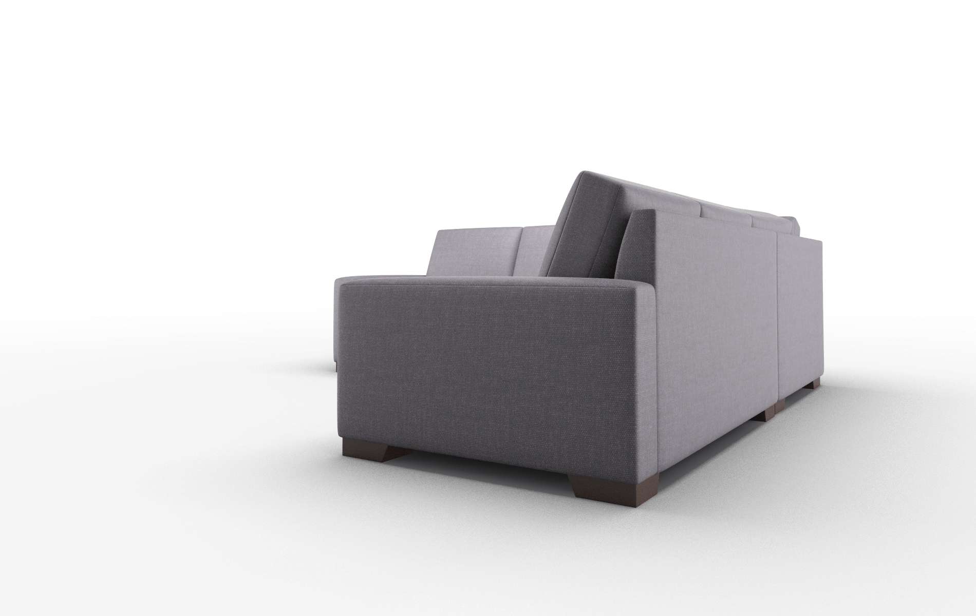 London Keylargo Grape Sectional espresso legs 4