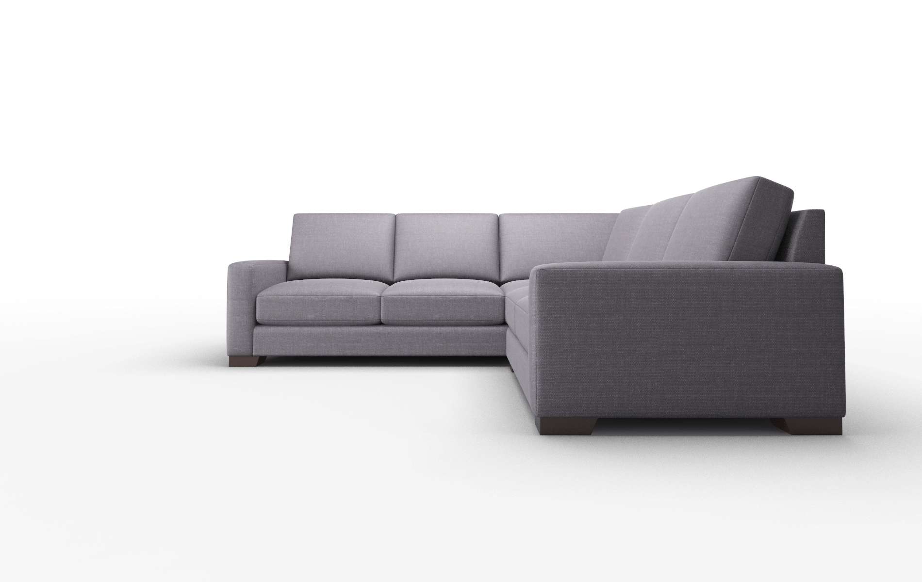 London Keylargo Grape Sectional espresso legs 5