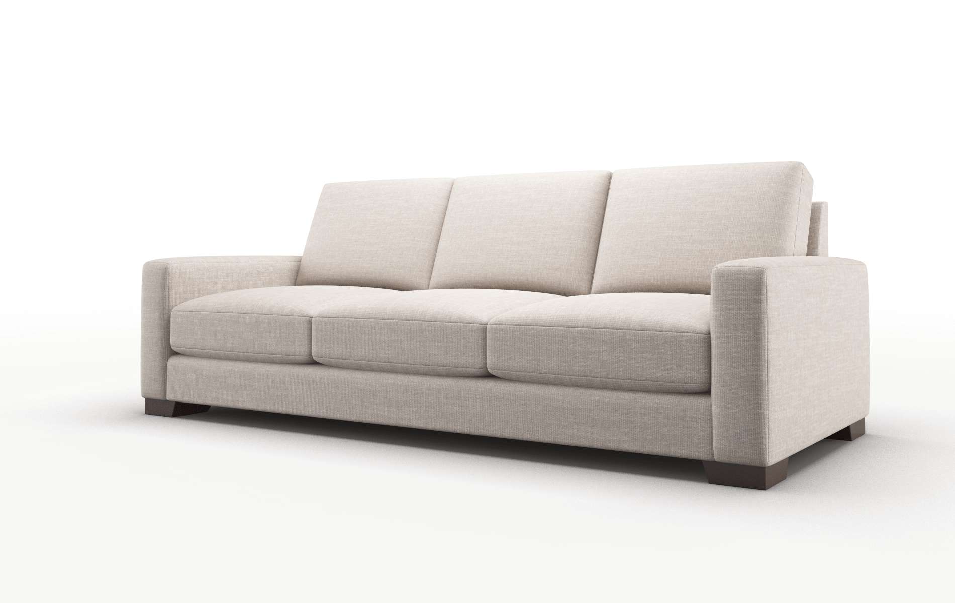 London Keylargo Pumice Sofa espresso legs 4