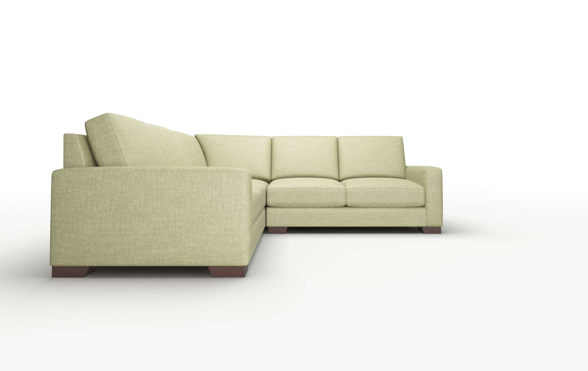 London Leslie Lawn Sectional espresso legs 2