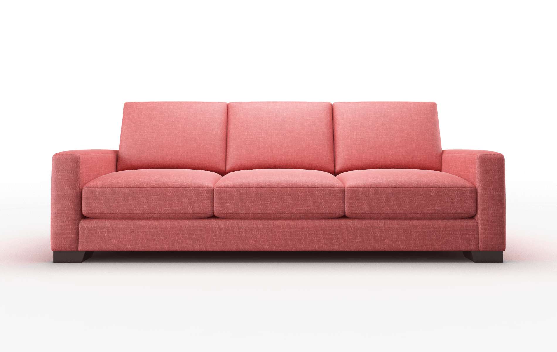 London Leslie Poppy Sofa espresso legs