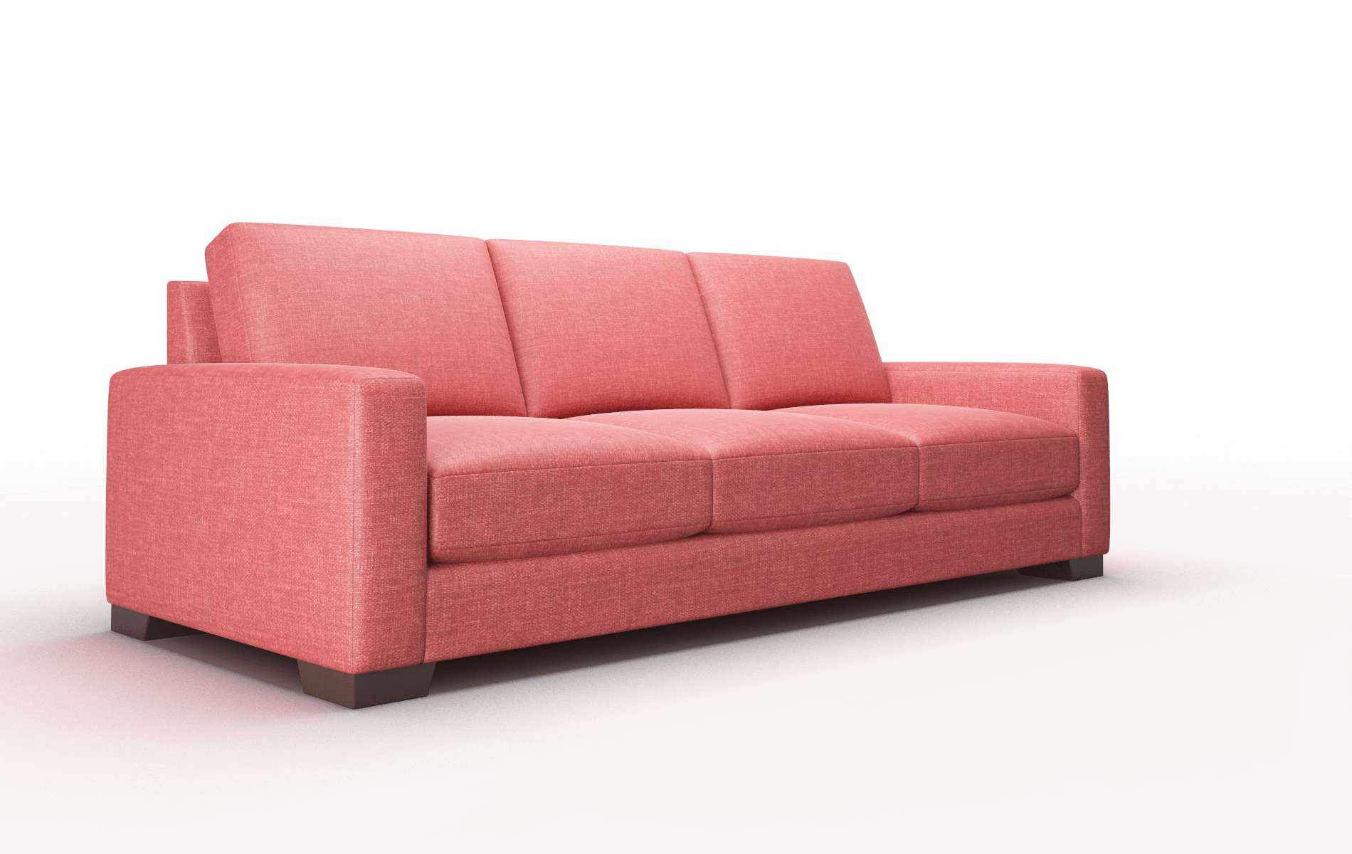London Leslie Poppy Sofa espresso legs 2