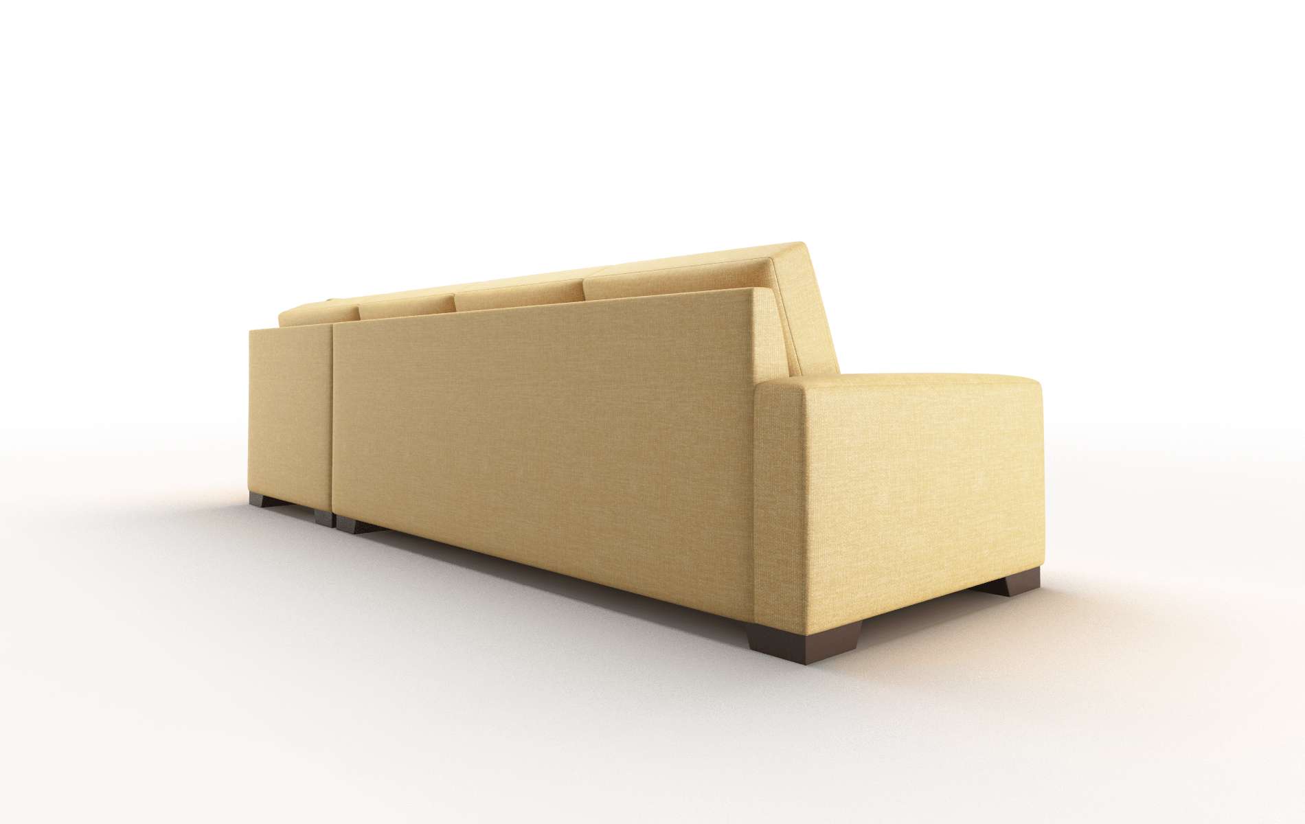 London Leslie Saffron Panel espresso legs 5