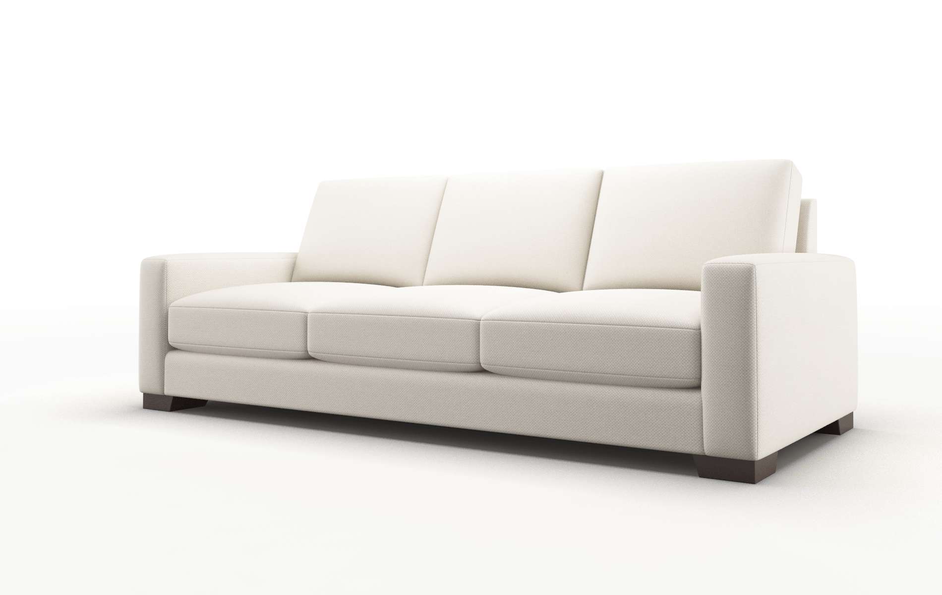 London Malibu Linen Sofa espresso legs 4