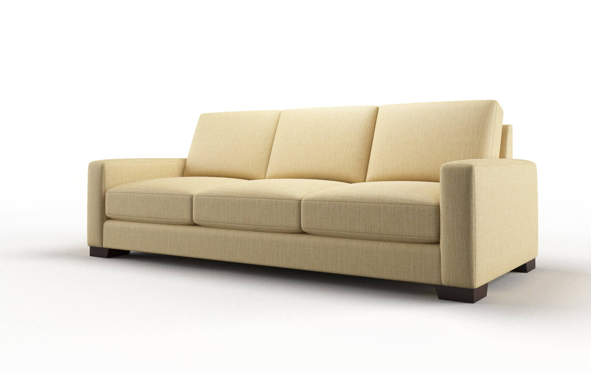 London Malibu Maize Sofa espresso legs 4