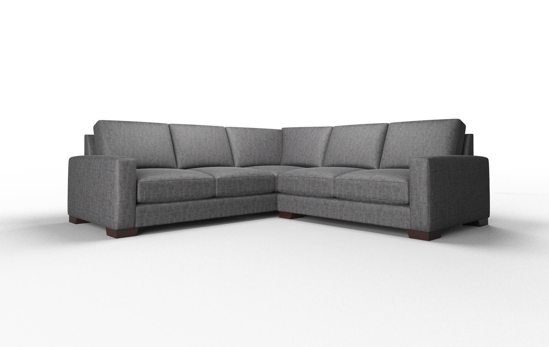 London Marcy Baltic Sectional espresso legs