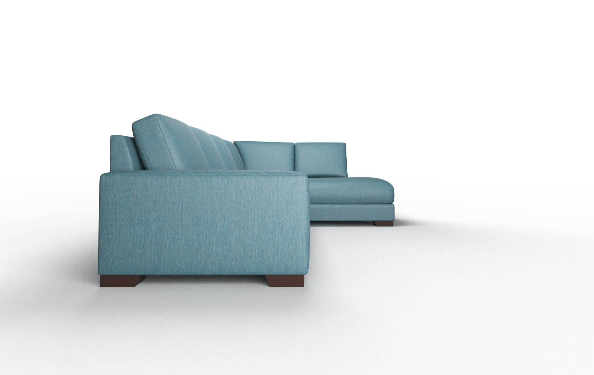 London Merit Peacock Panel espresso legs 3