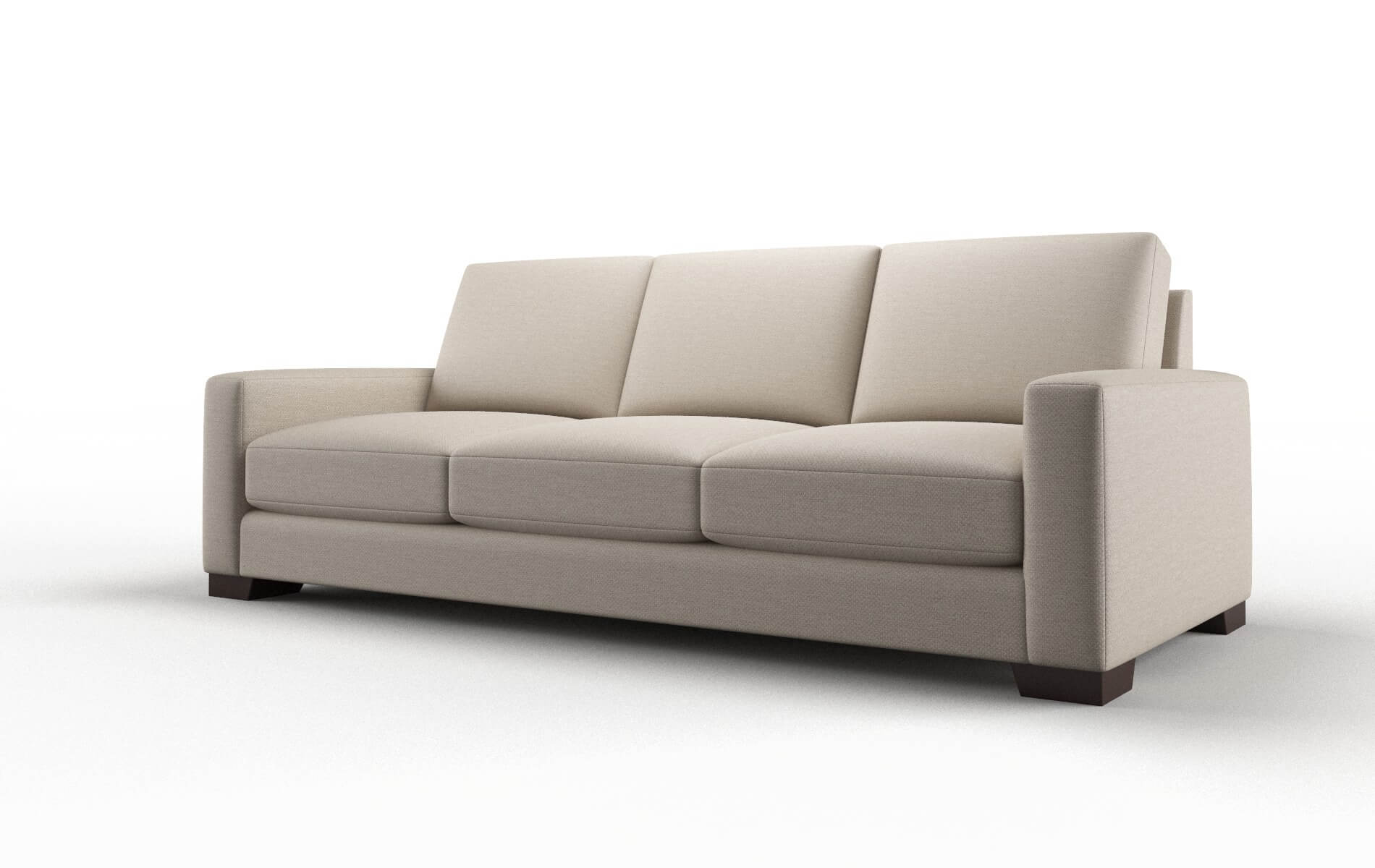London Naples Almond Sofa espresso legs 4