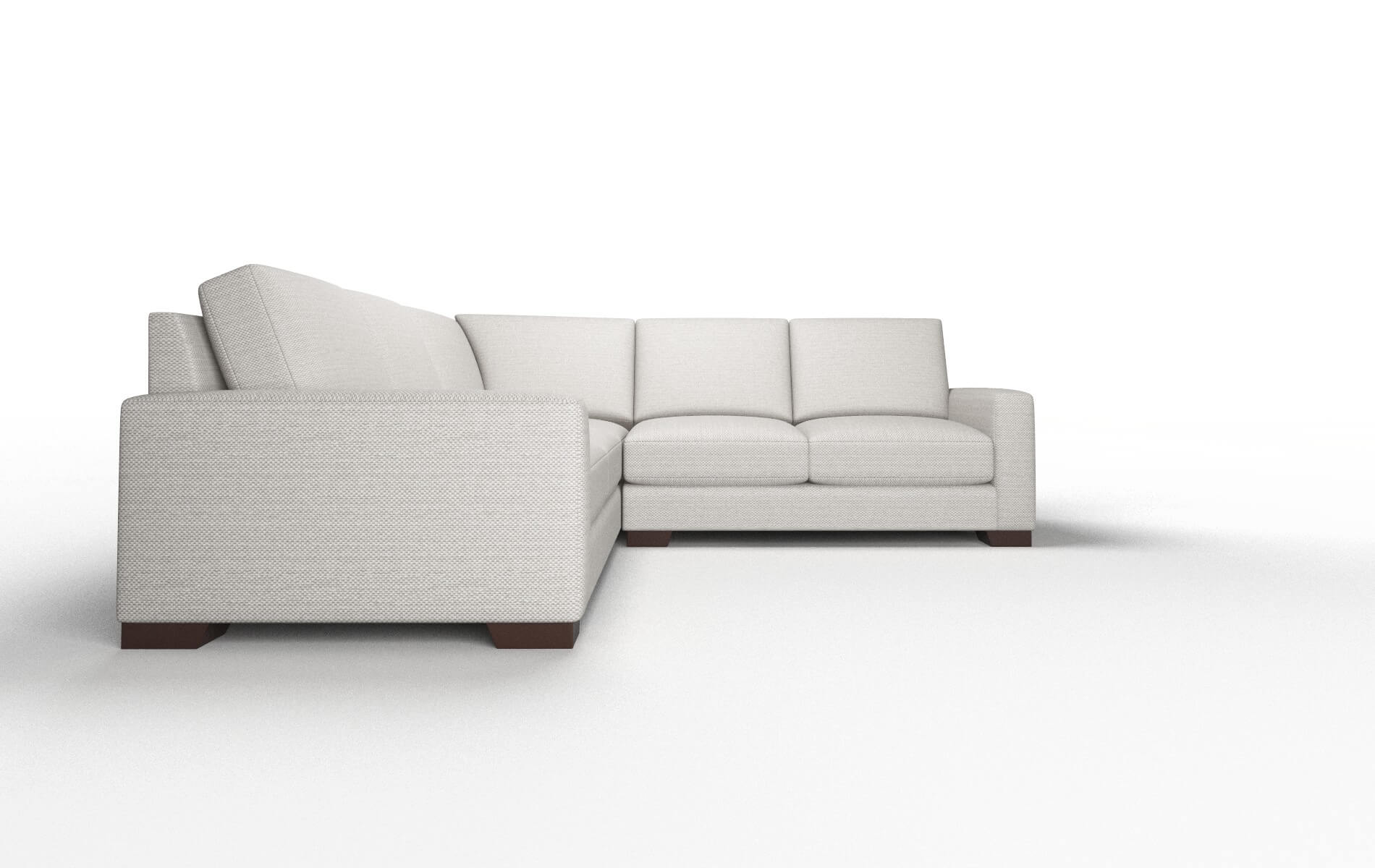 London Naples Ash Sectional espresso legs 2