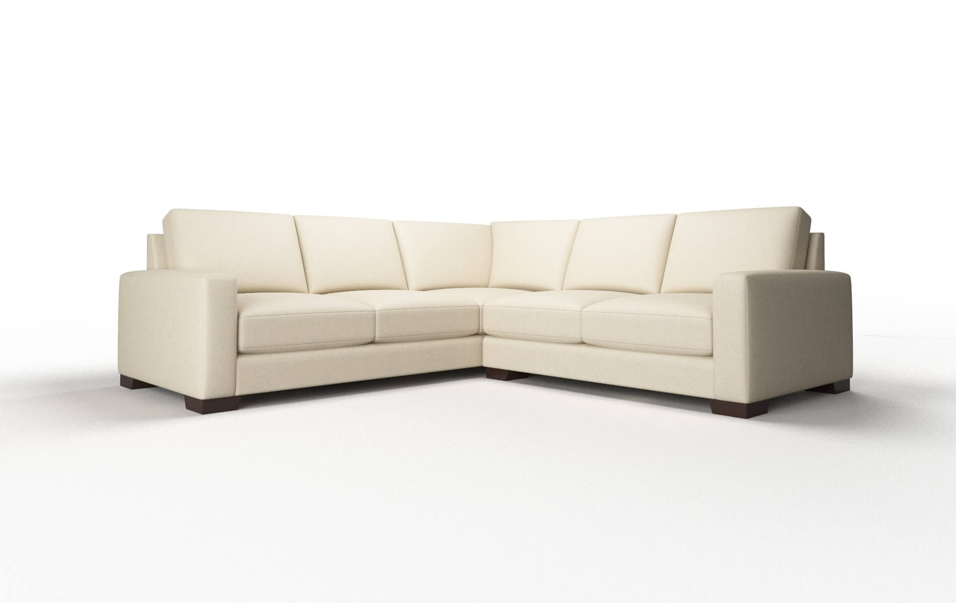 London Noble Buckwheat Sectional espresso legs 1