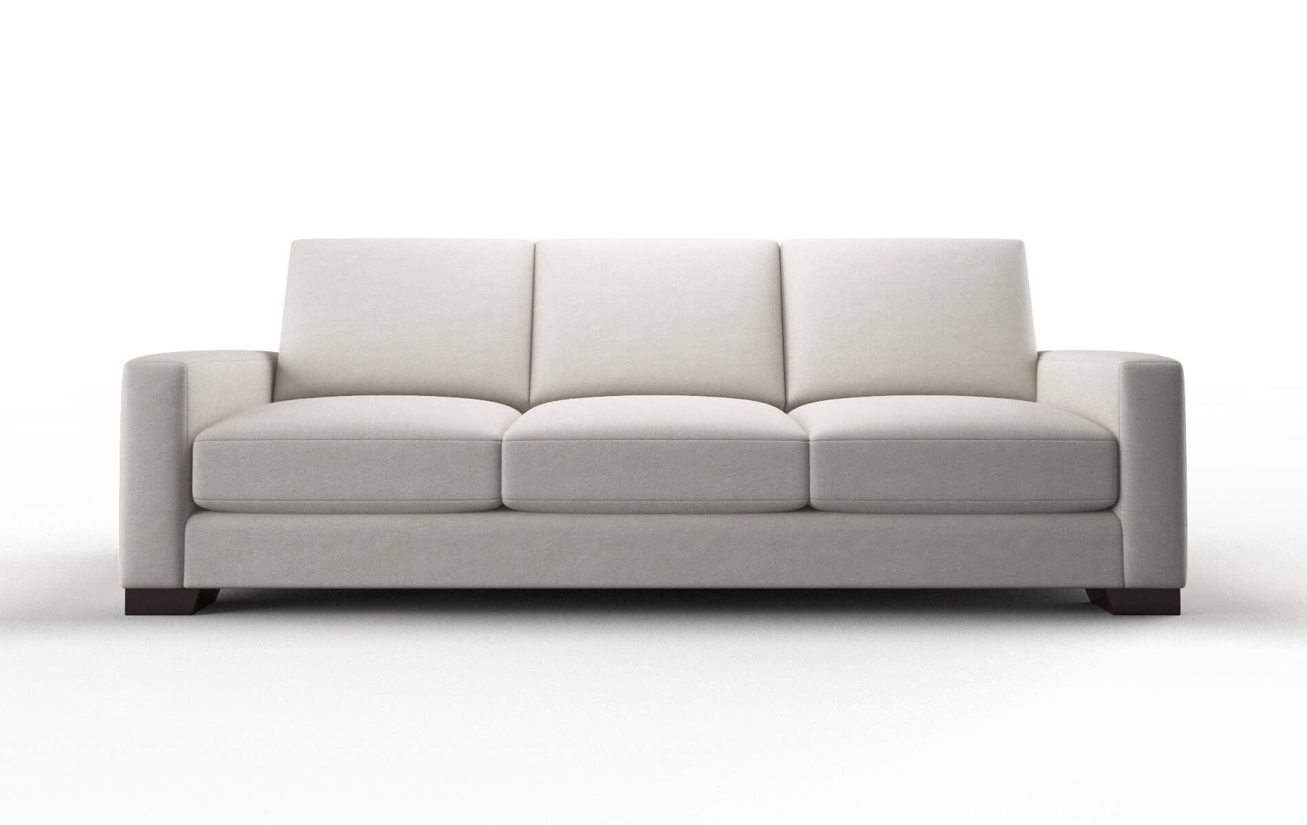 London Noble Grey Sofa espresso legs 1