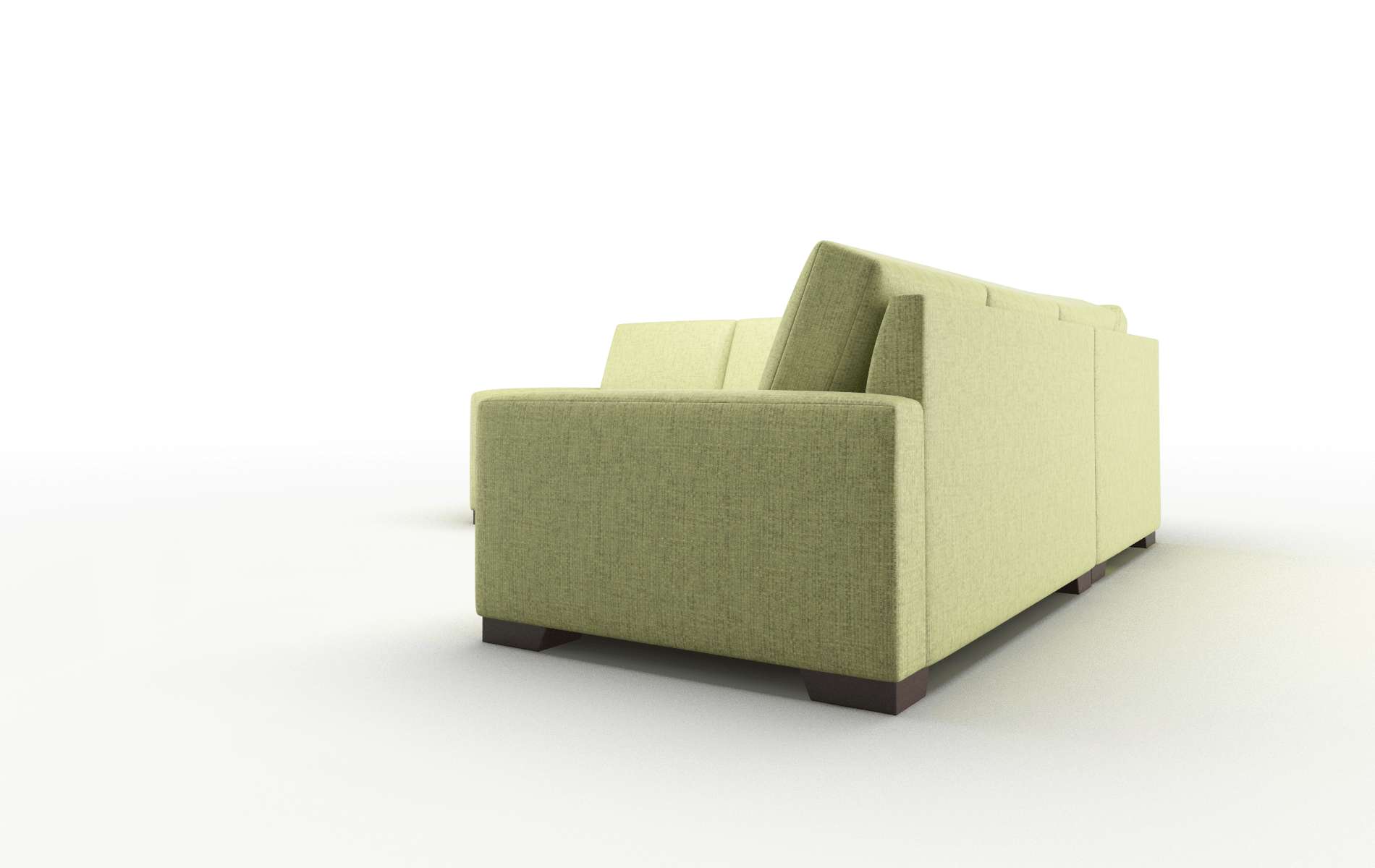 London Notion Appletini Sectional espresso legs 4