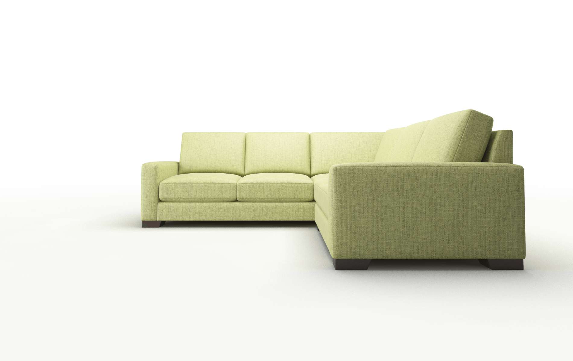 London Notion Appletini Sectional espresso legs 5
