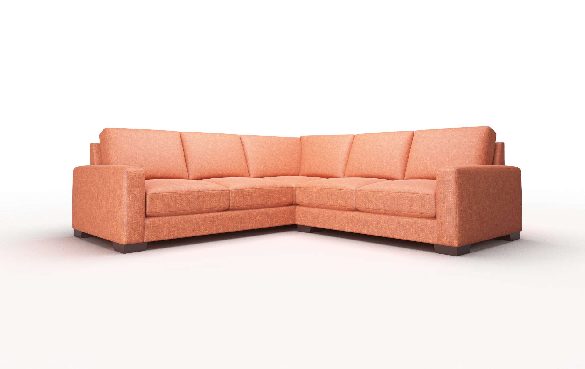 London Notion Tang Sectional espresso legs 1