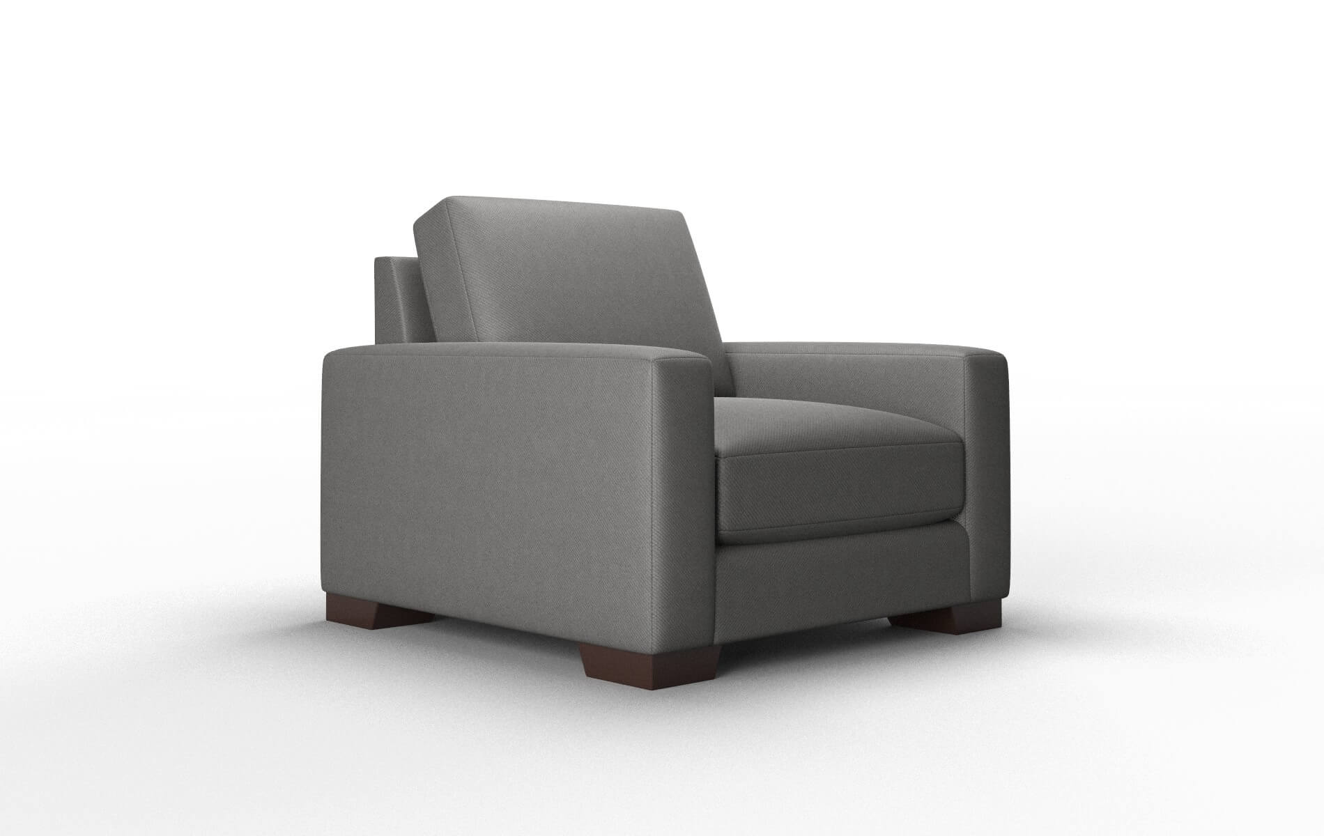 London Oakley Charcoal Chair espresso legs 2