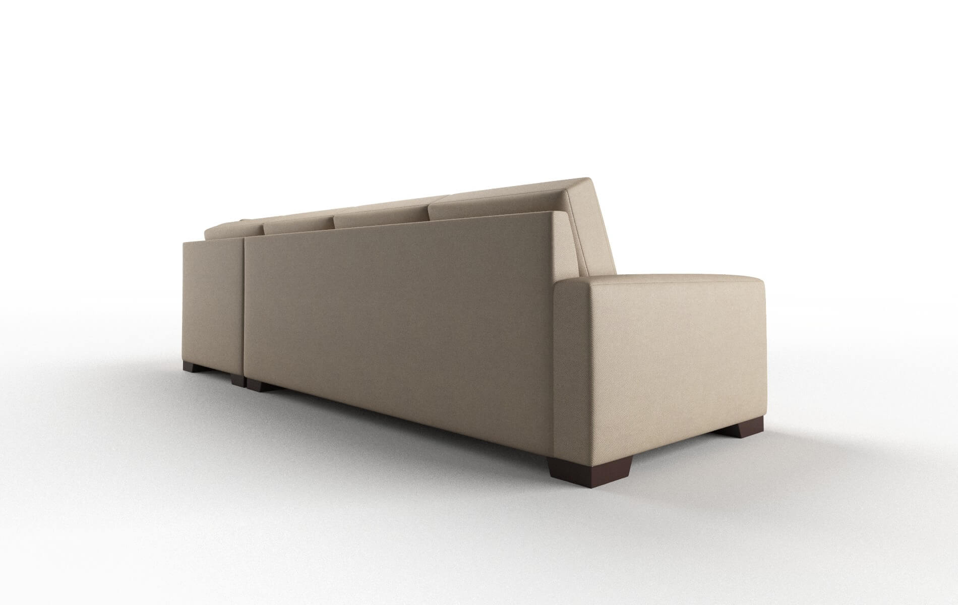 London Oakley Taupe Panel espresso legs 5