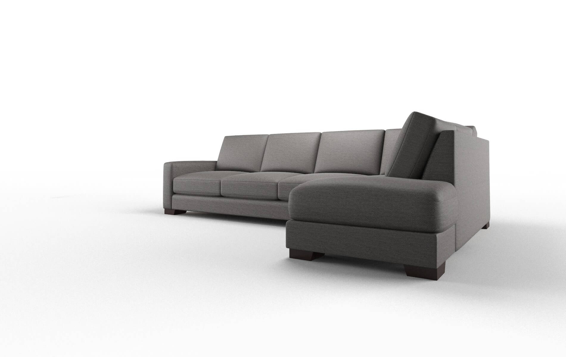 London Oscar Charcoal Panel espresso legs 4