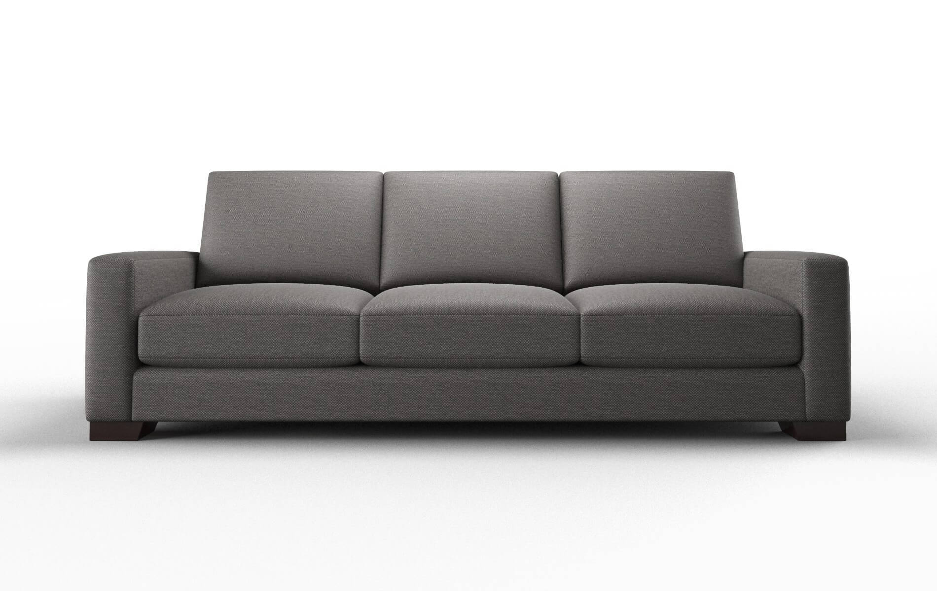 London Oscar Charcoal Sofa espresso legs 1