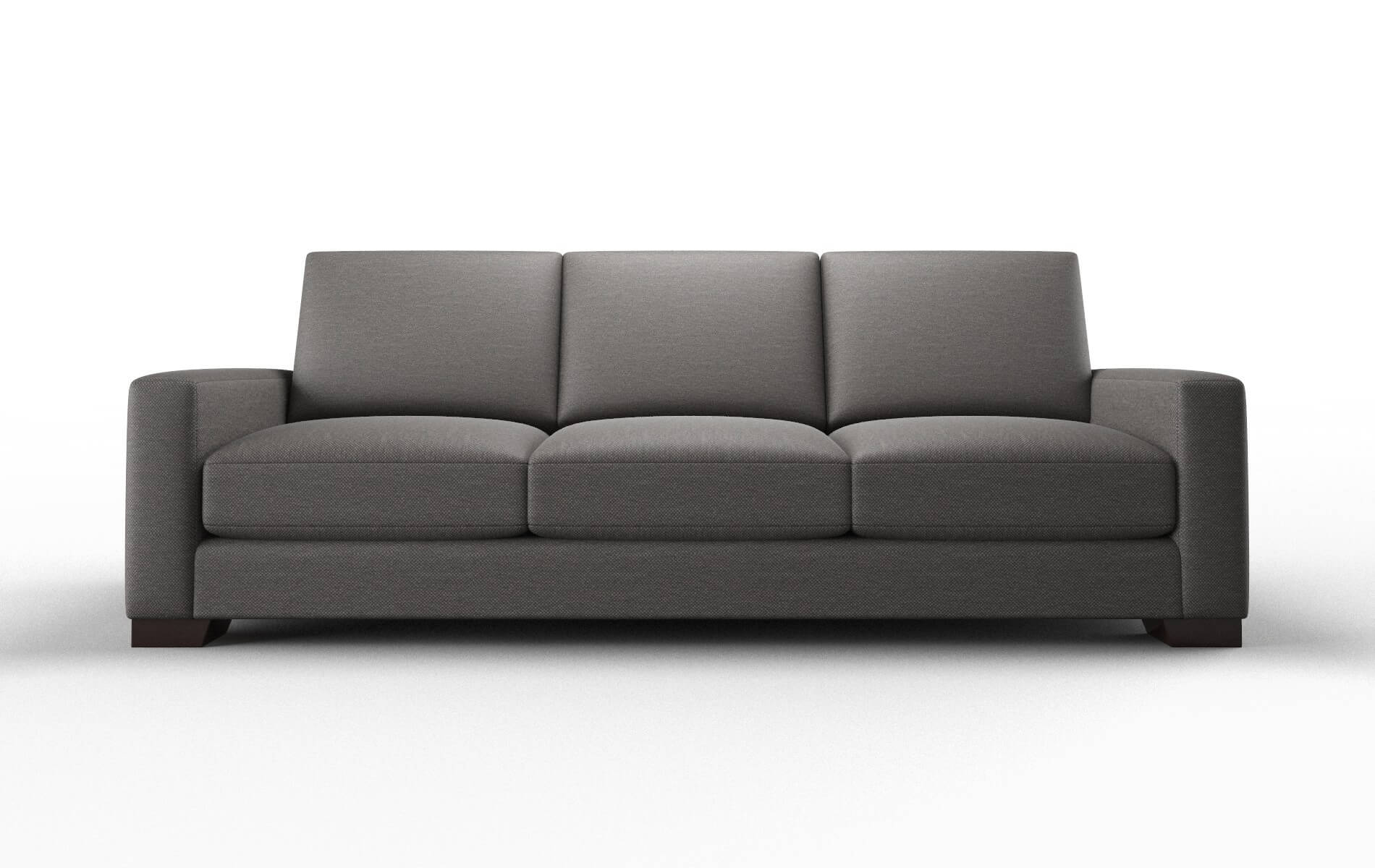 London Oscar Grey Sofa espresso legs 1