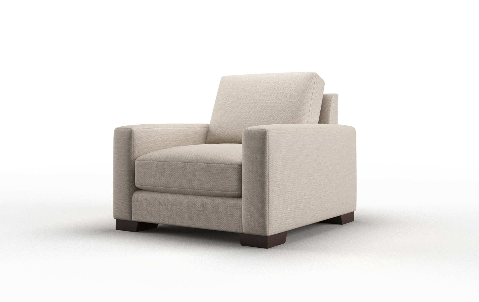 London Oscar Linen Chair espresso legs 4