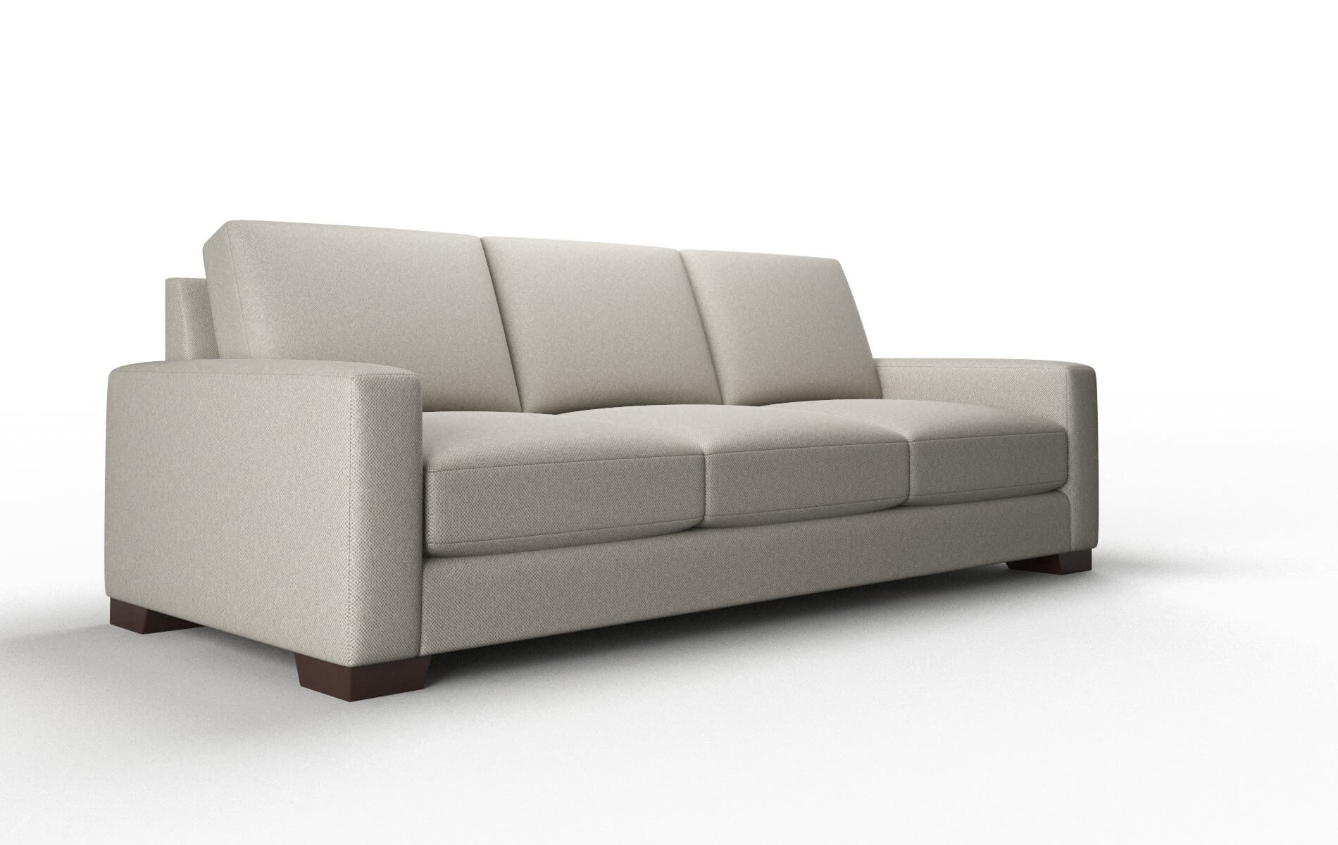 London Oscar Silver Sofa espresso legs 2