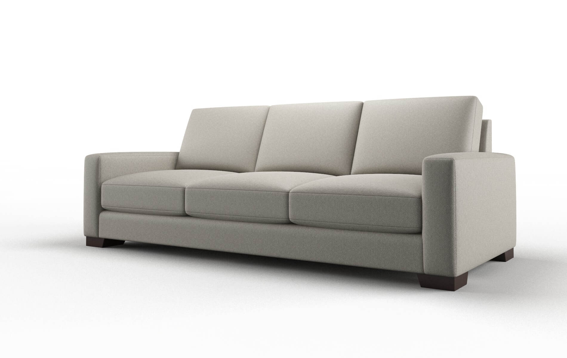 London Oscar Silver Sofa espresso legs 4
