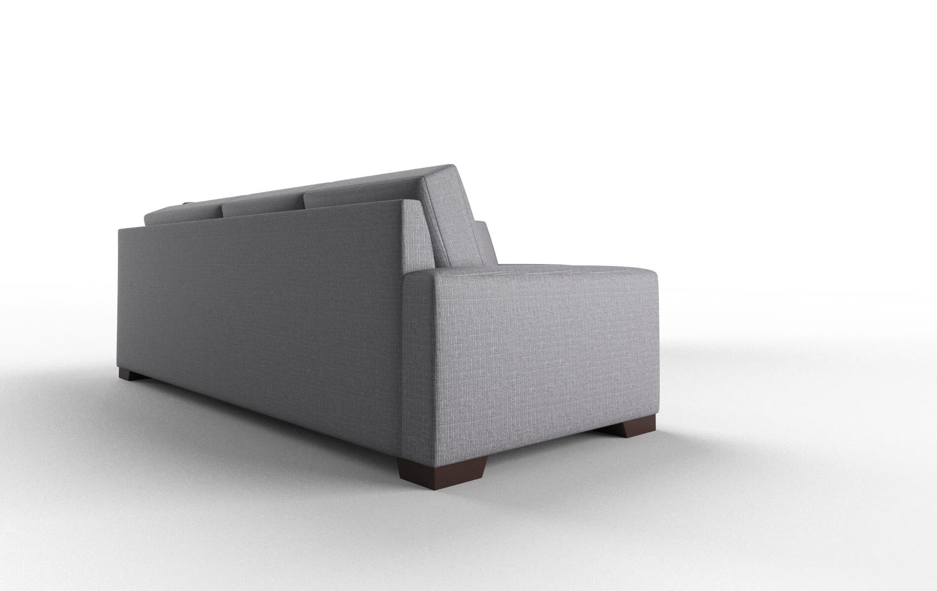 London Parker Ash Sectional espresso legs 3