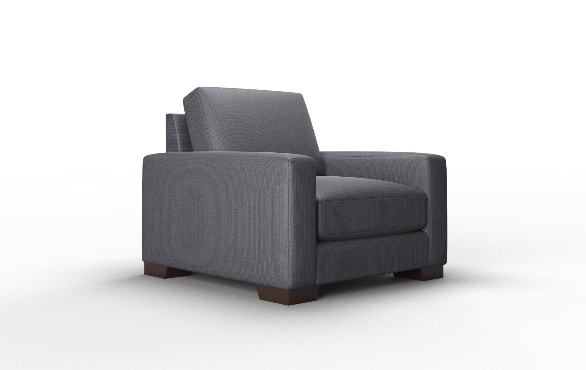 London Parker Charcoal Chair espresso legs 2