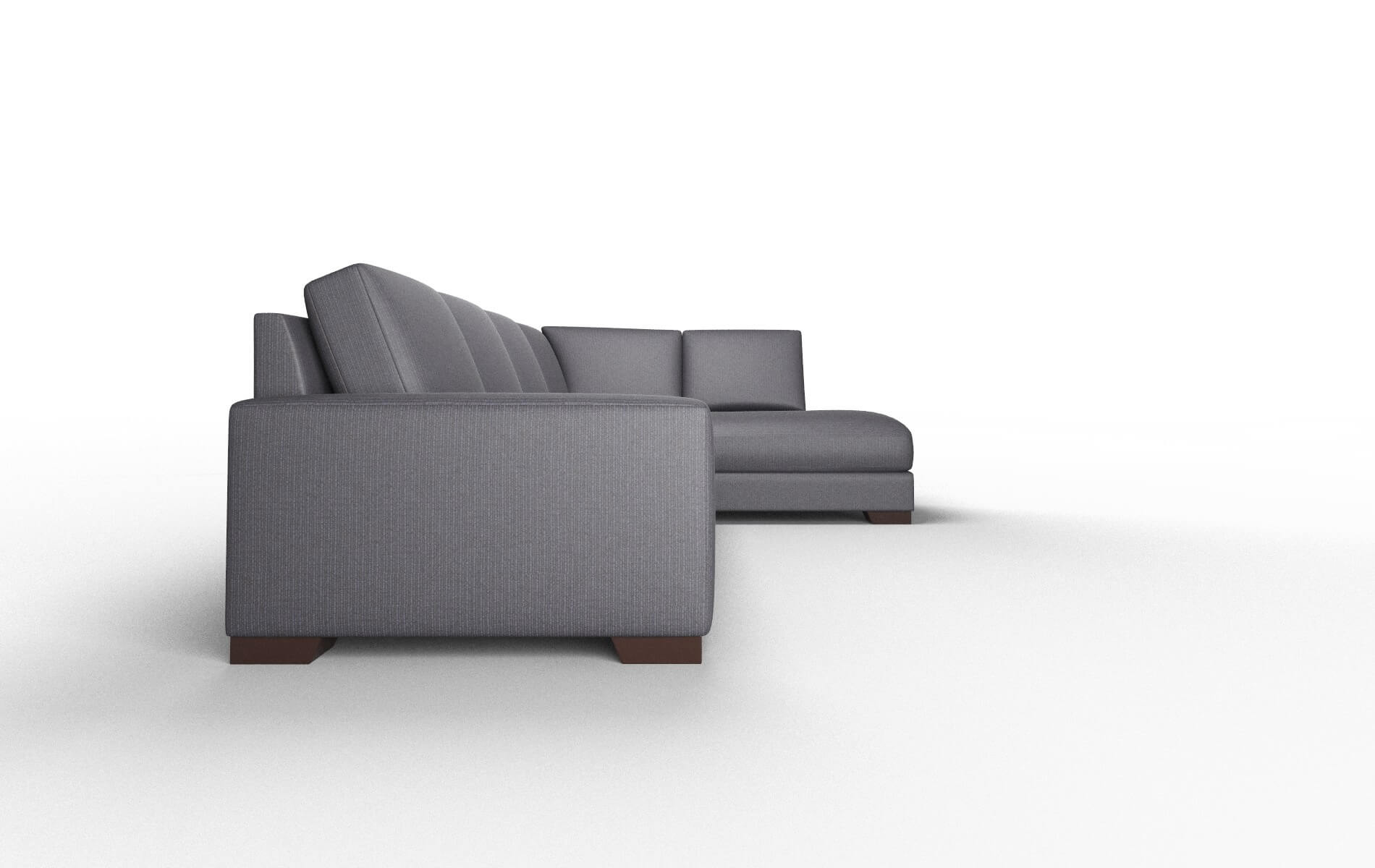 London Parker Charcoal Panel espresso legs 3