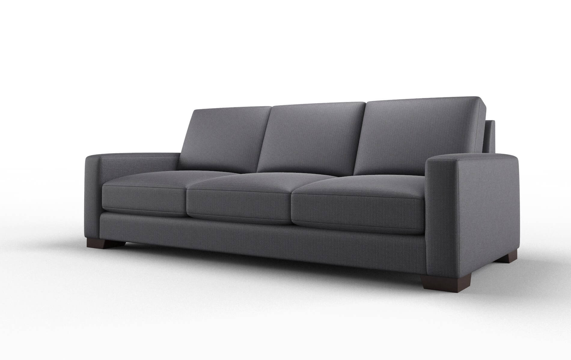 London Parker Charcoal Sofa espresso legs 4