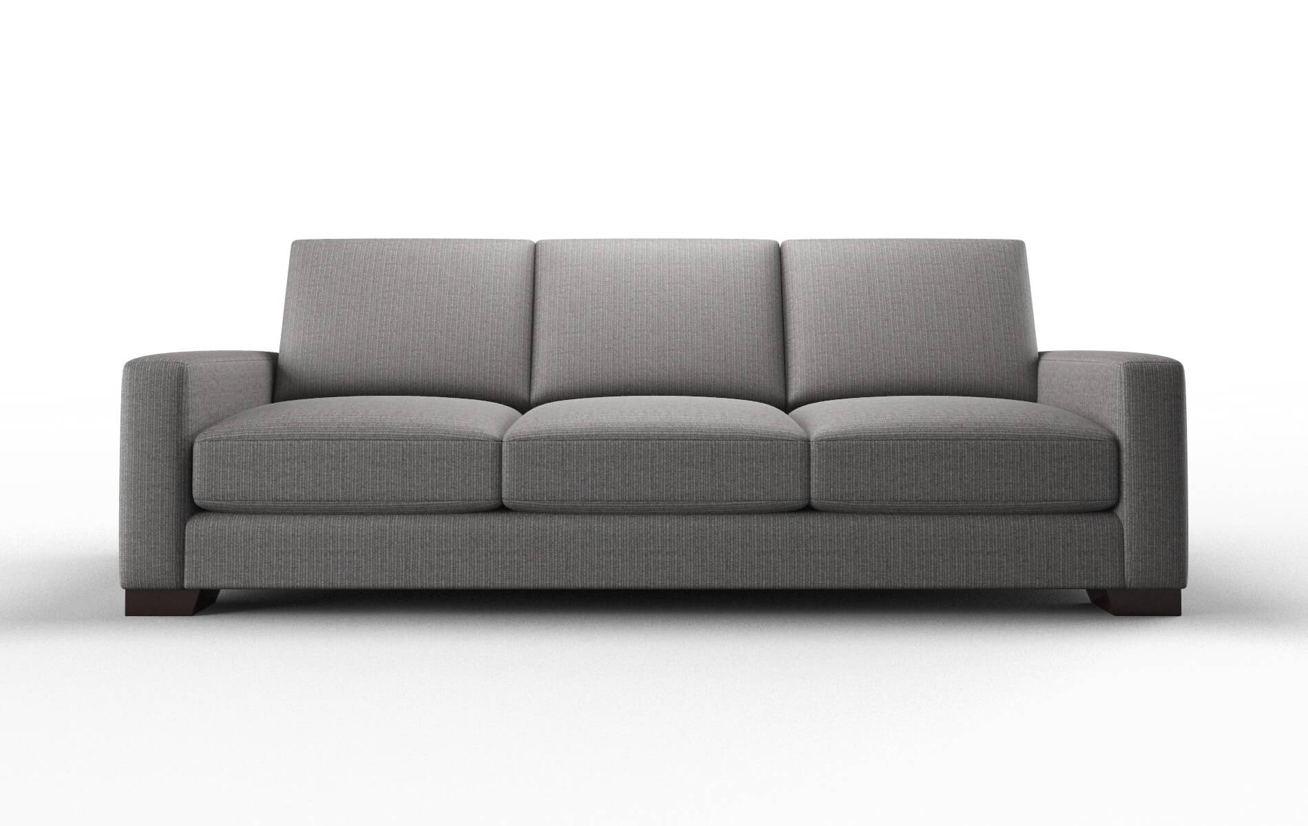 London Parker Graphite Sofa espresso legs 1