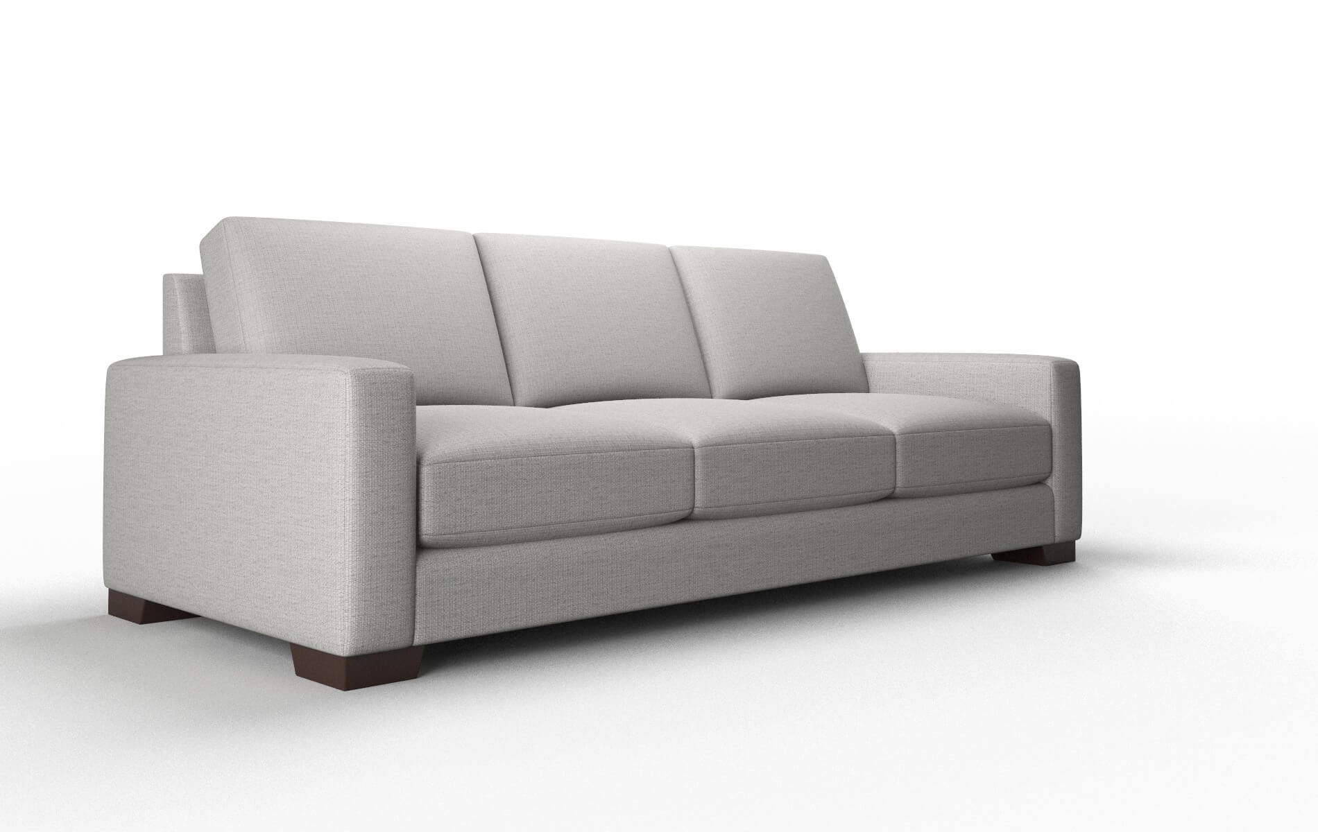 London Parker Silver Sofa espresso legs 2