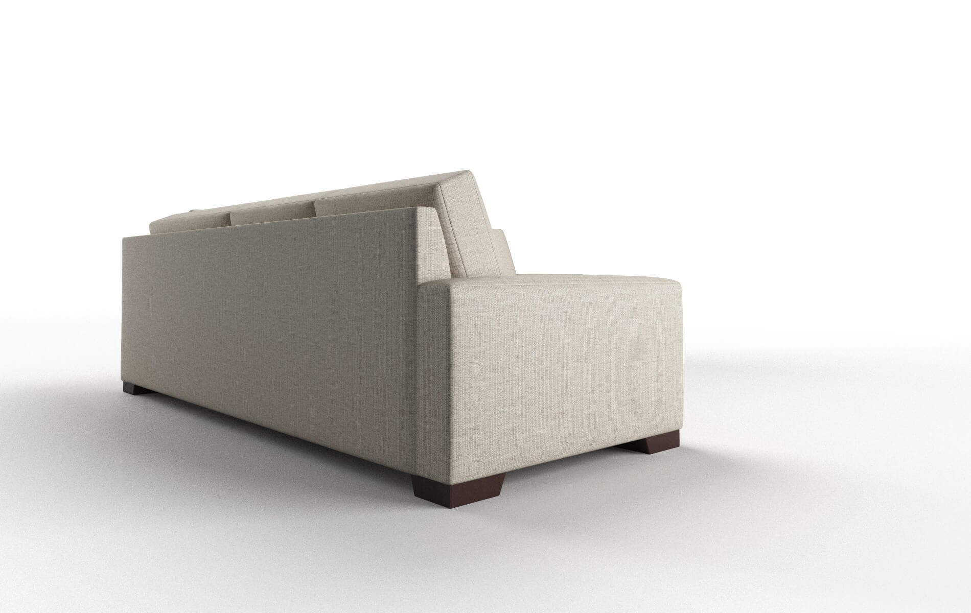 London Parker Wheat Sectional espresso legs 3