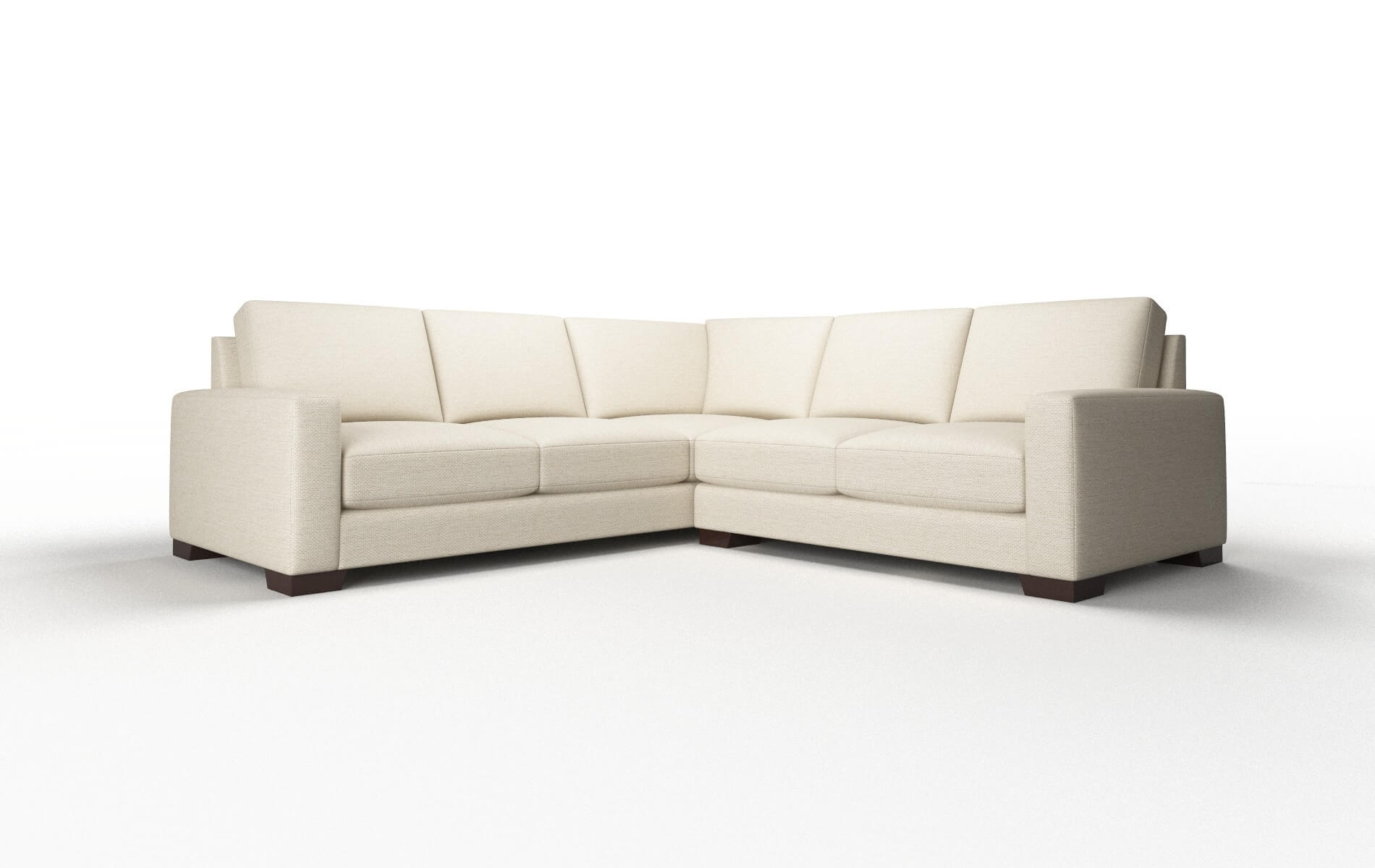 London Phoenix Birch Sectional espresso legs 1