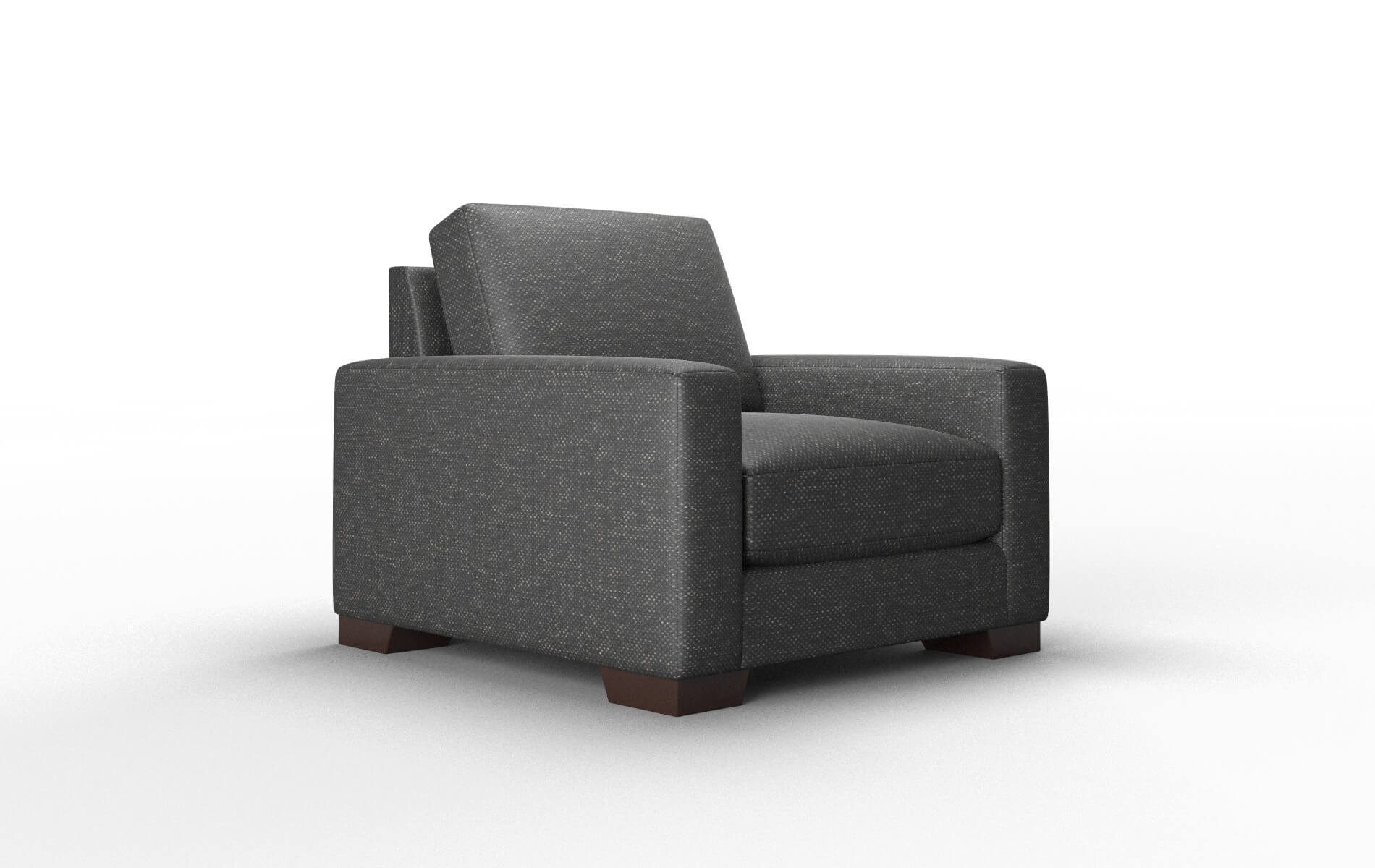 London Phoenix Charcoal Chair espresso legs 2