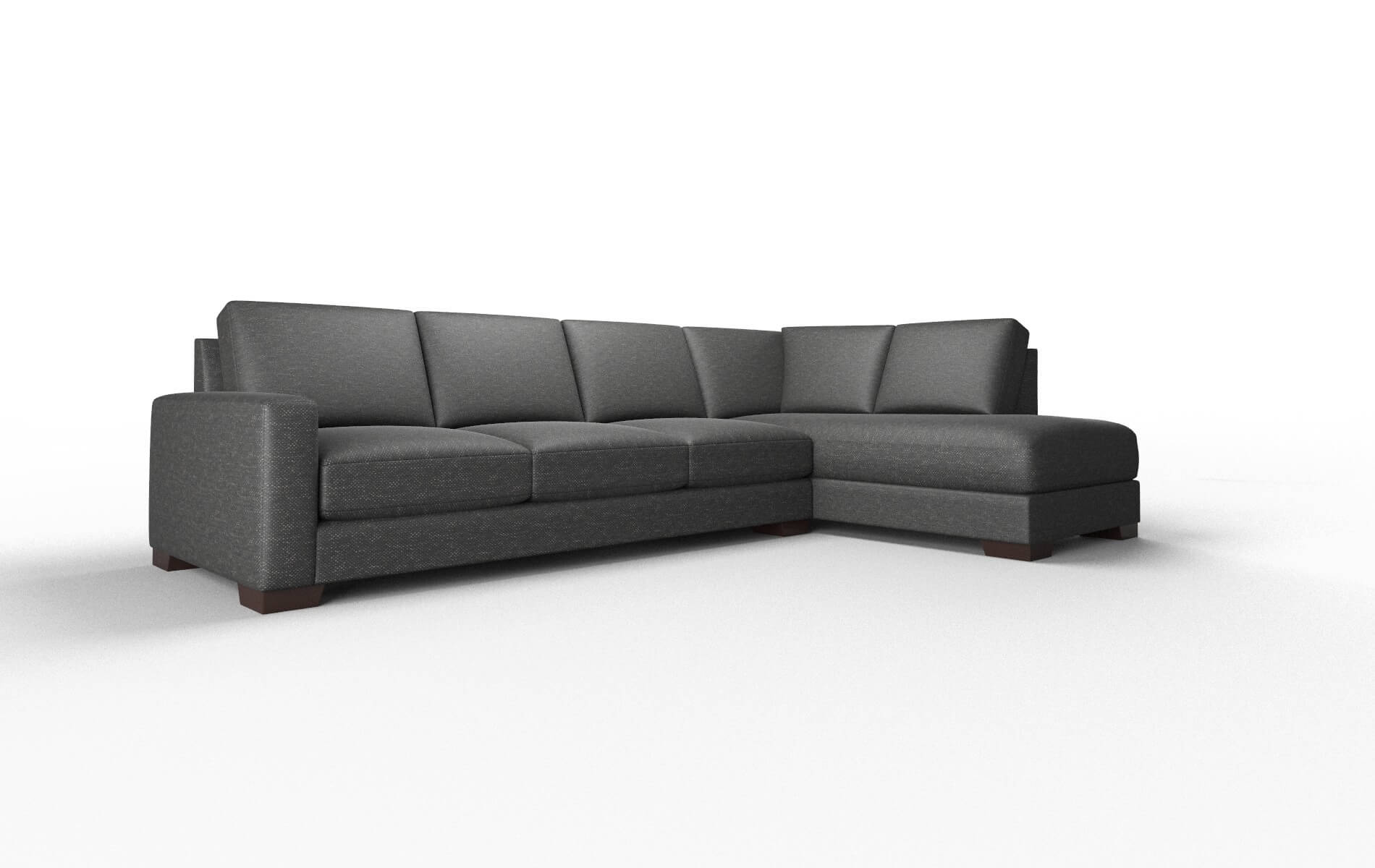 London Phoenix Charcoal Panel espresso legs 2