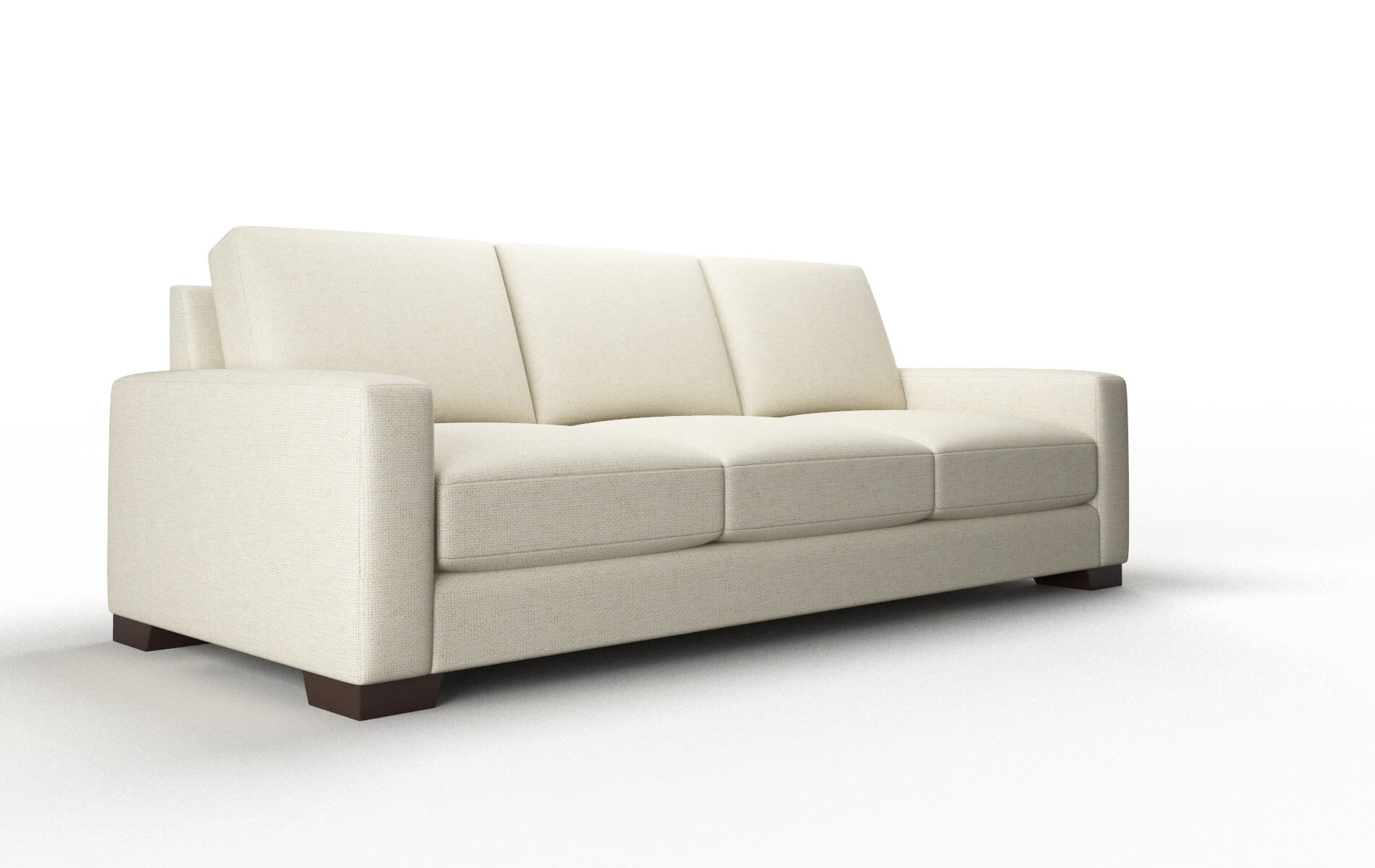 London Phoenix Ivory Sofa espresso legs 2