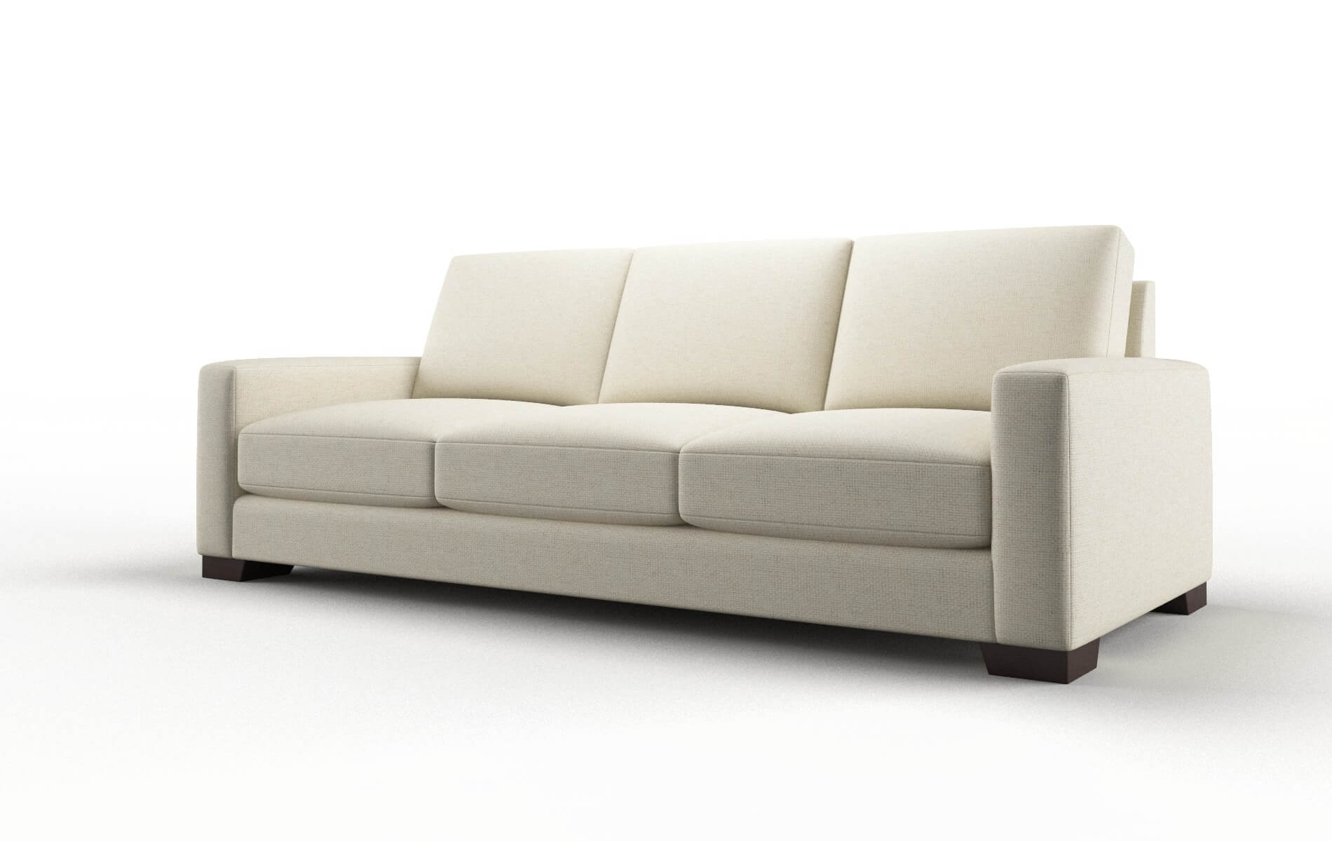 London Phoenix Ivory Sofa espresso legs 4