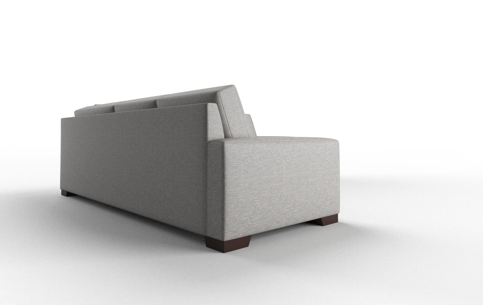 London Phoenix Smoke Sectional espresso legs 3