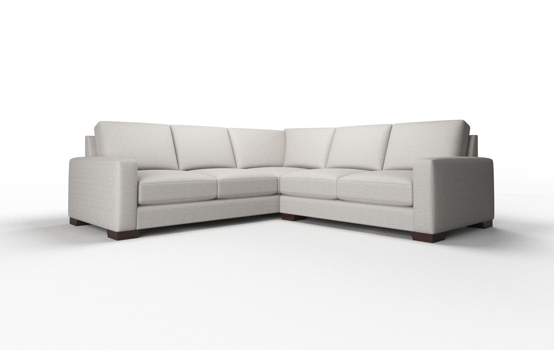 London Phoenix Sterling Sectional espresso legs 1