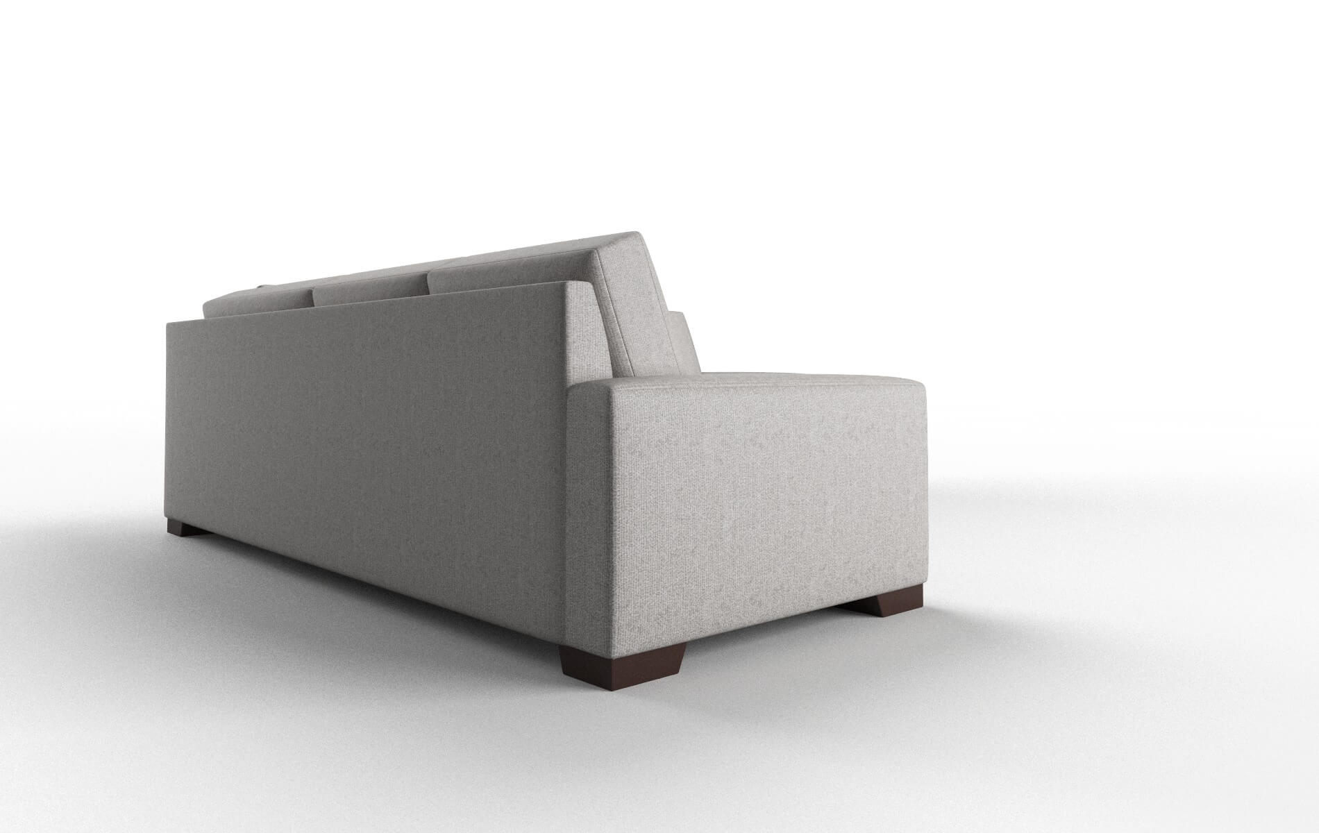 London Prime Ash Sectional espresso legs 3