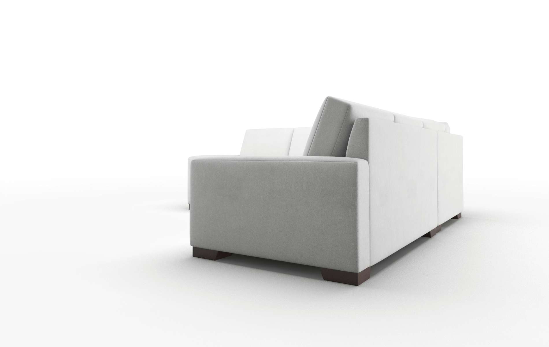 London Prisma Steam Sectional espresso legs 4