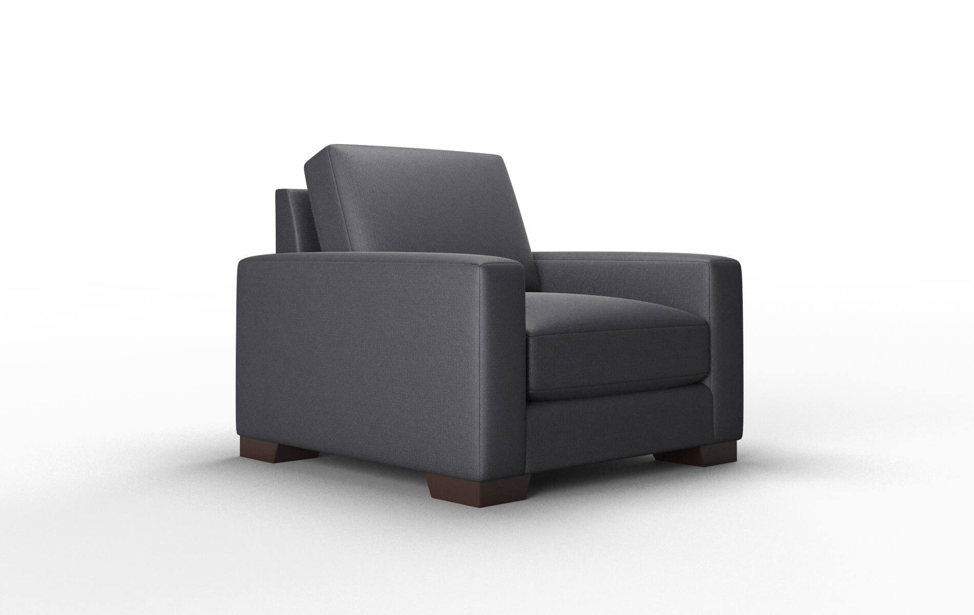 London Redondo Navy Chair espresso legs 2