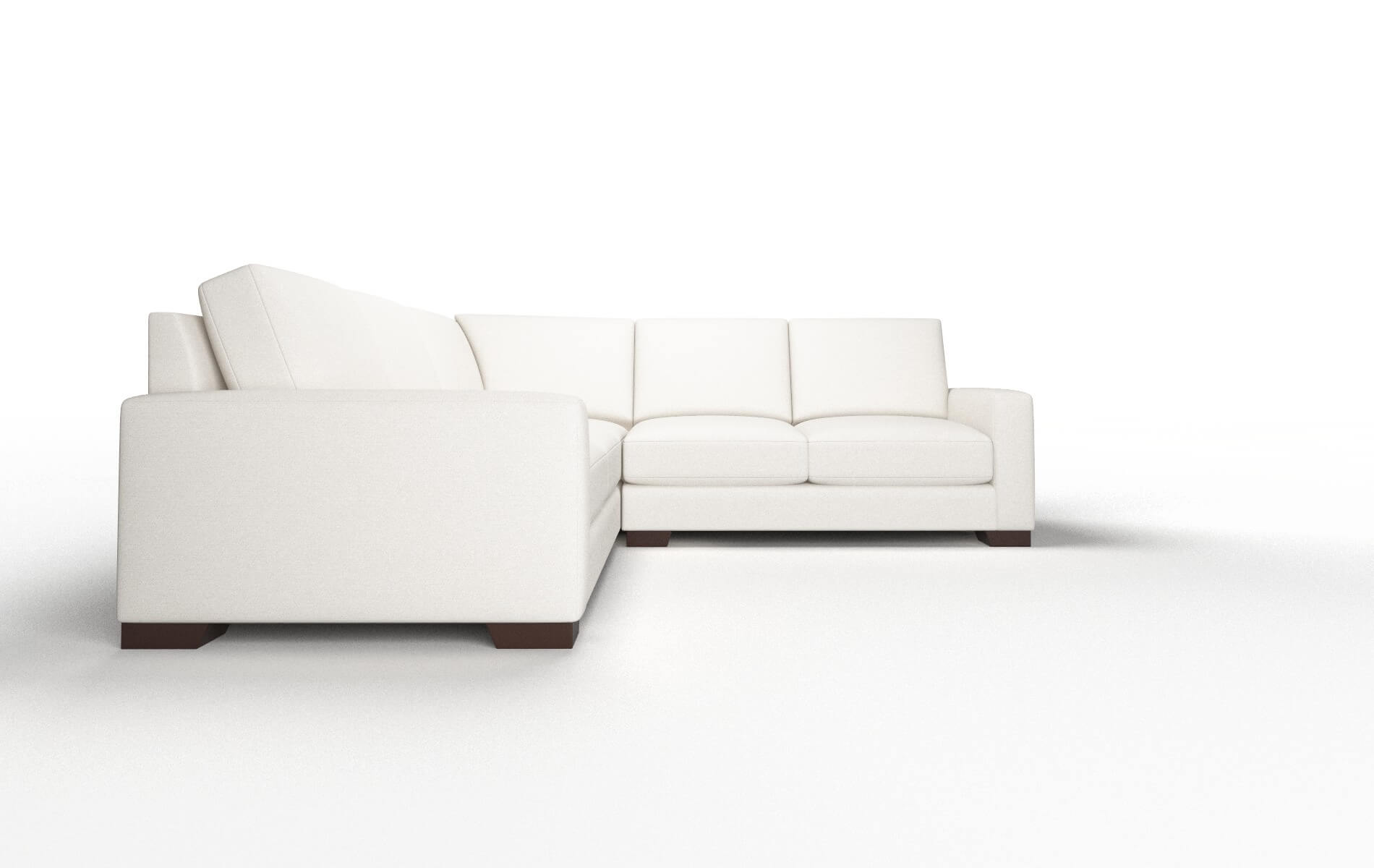 London Redondo Pearl Sectional espresso legs 2